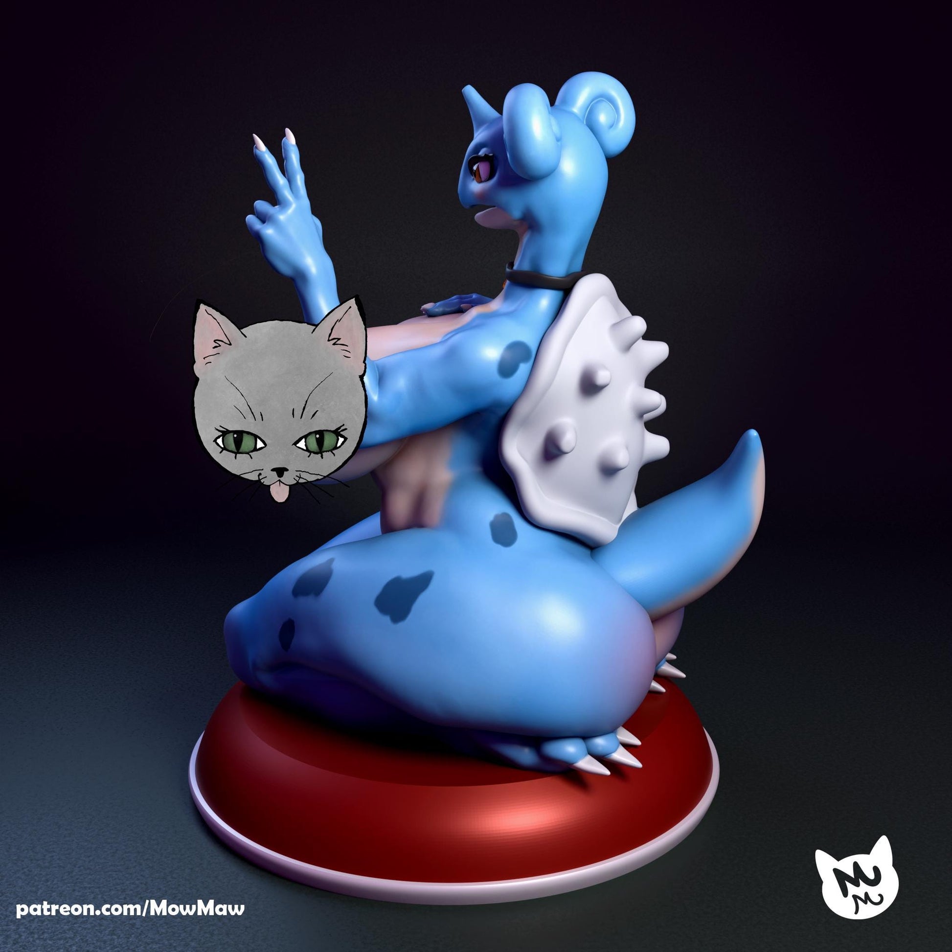 Dino Turtle Lady Model Kit | Mow Maw