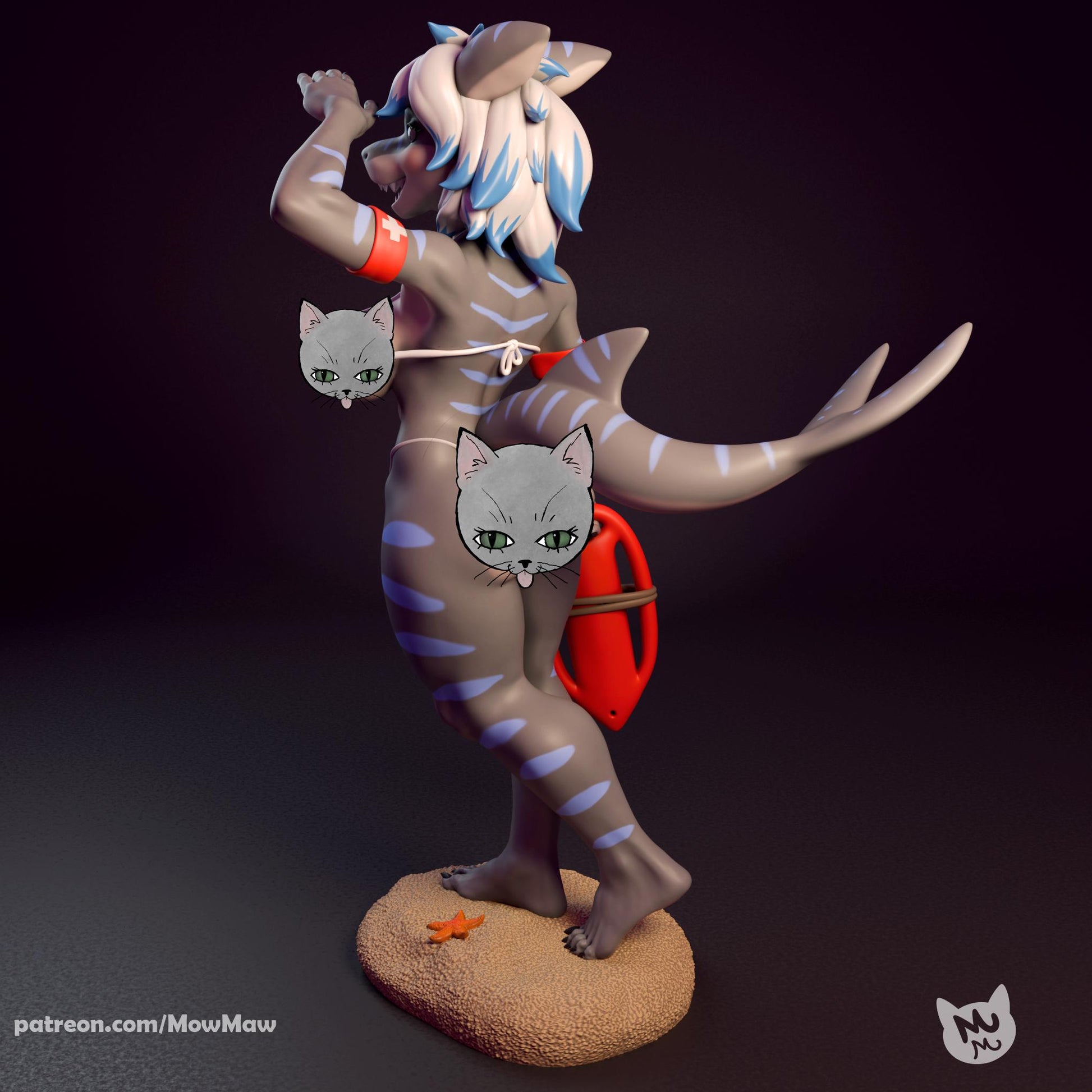 Shark Lady Model Kit | Mow Maw