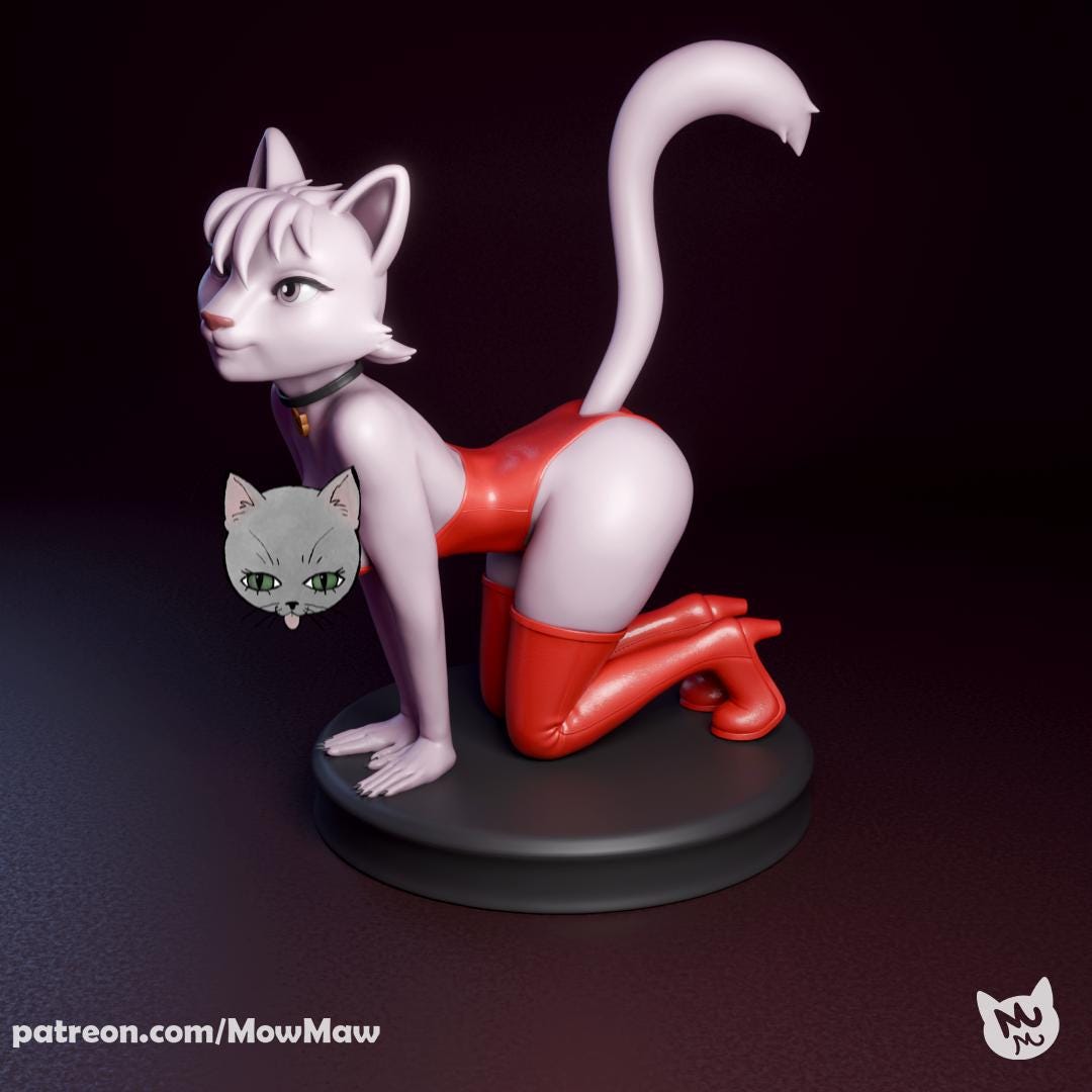 Cat Girl Model Kit | Mow Maw