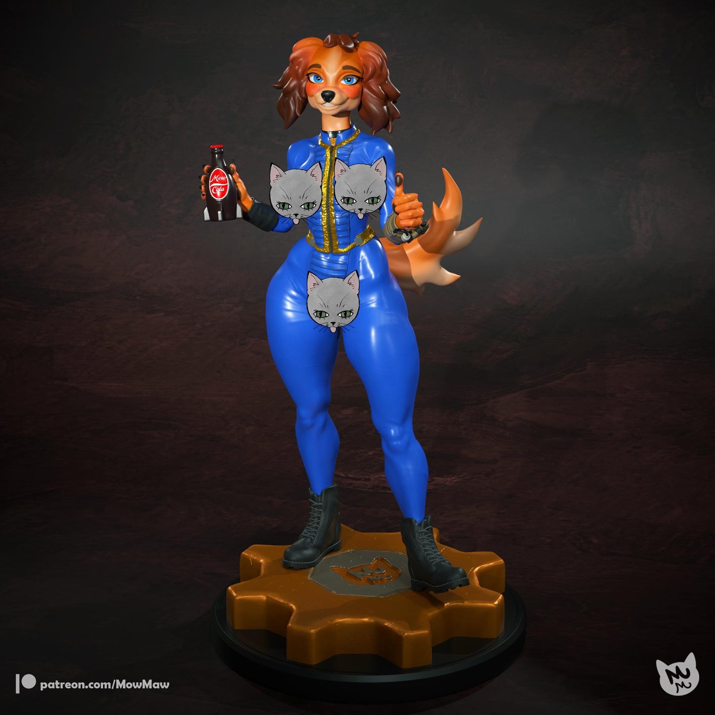 Dog Lady Model Kit | Mow Maw