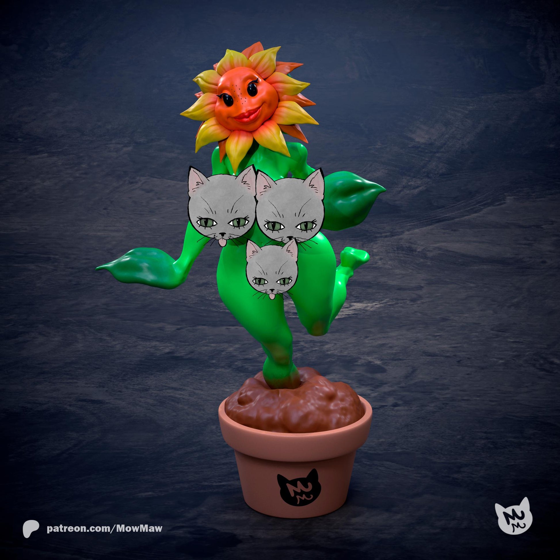 Sunflower Lady Model Kit | Mow Maw