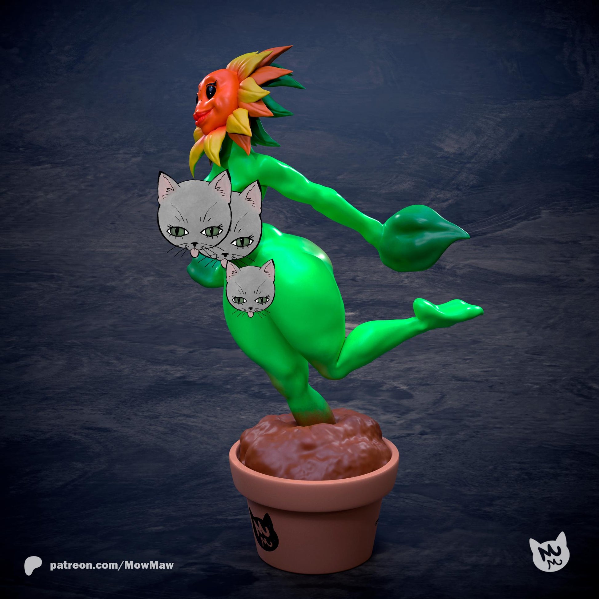 Sunflower Lady Model Kit | Mow Maw