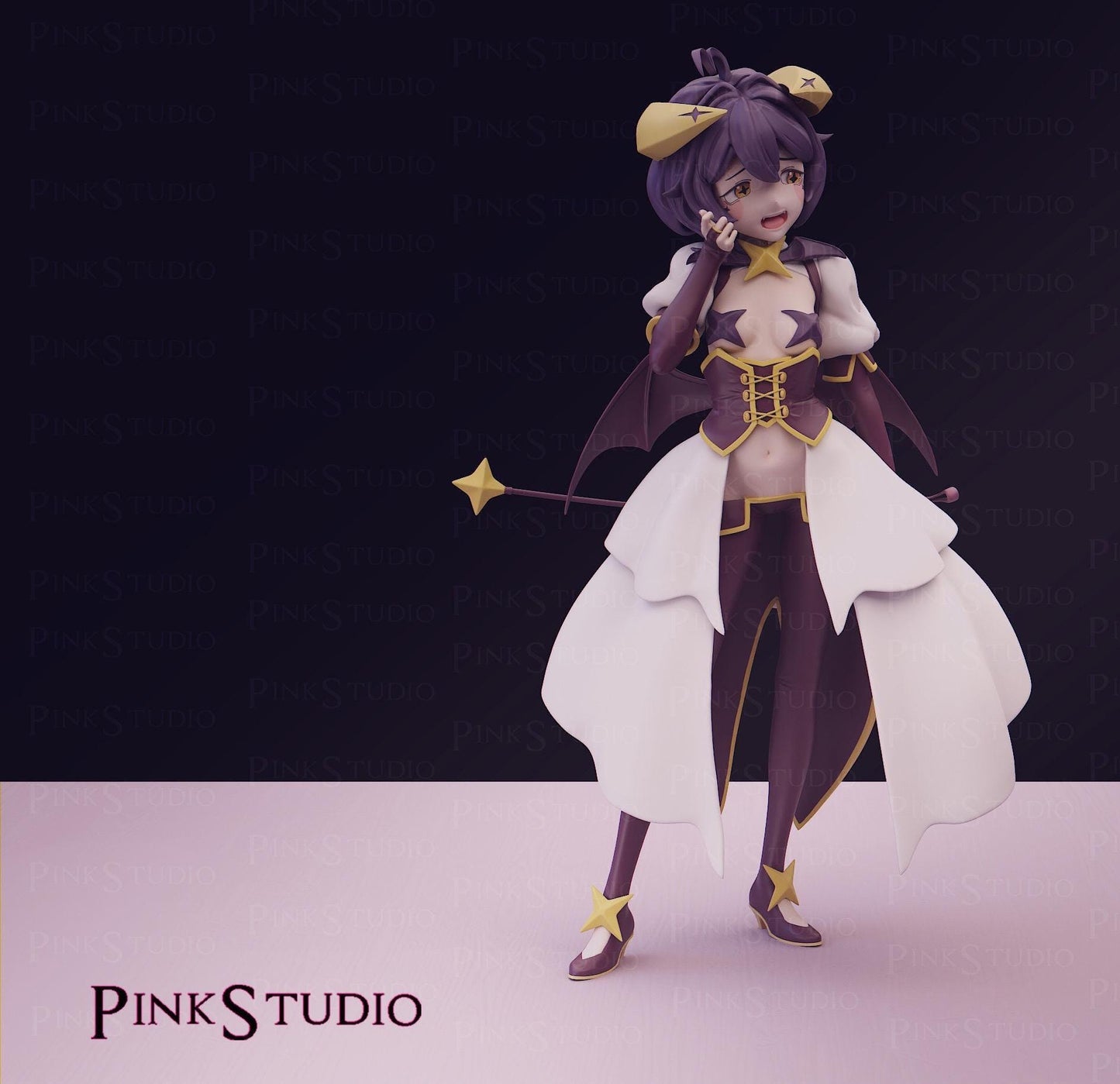 Magical Girl Model Kit | 3D Resin Printed Figurine | Pink Studio