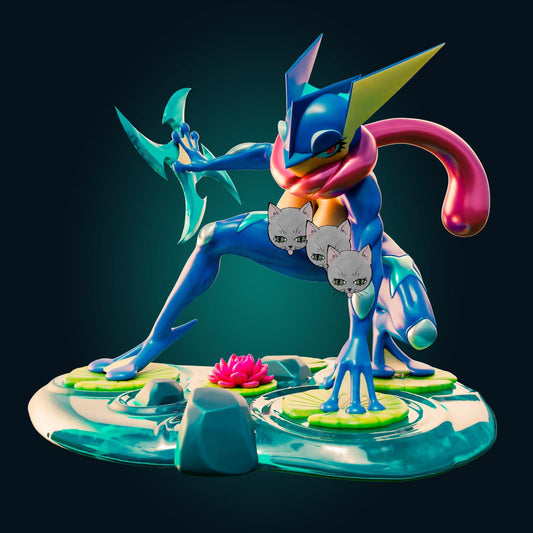 Lizard Lady Model Kit | 3D Resin Printed Figurine | Officer Rhu