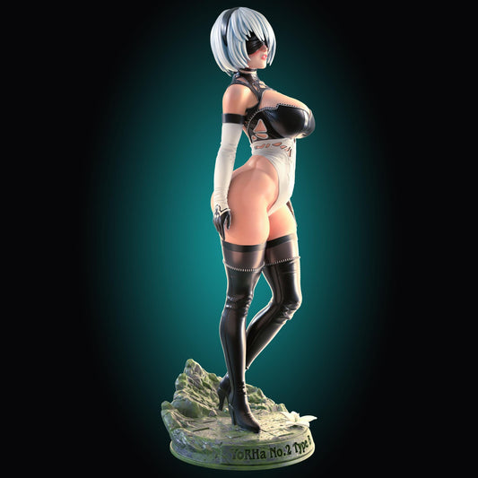 Android Warrior Model Kit | 3D Resin Printed Figurine | Officer Rhu