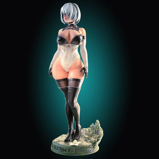 Android Warrior Model Kit | 3D Resin Printed Figurine | Officer Rhu