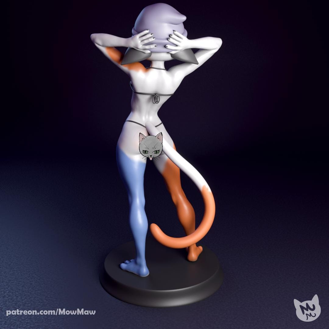 Cat Girl Model Kit | Mow Maw