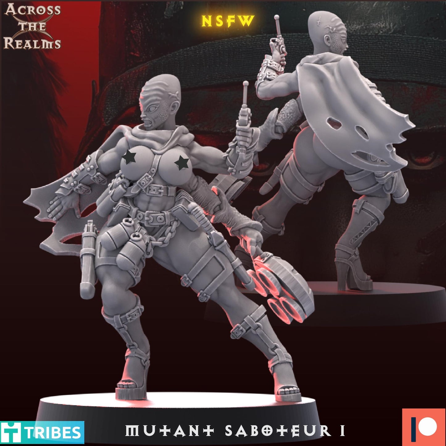 Mutant Saboteur Miniature | Across the Realms