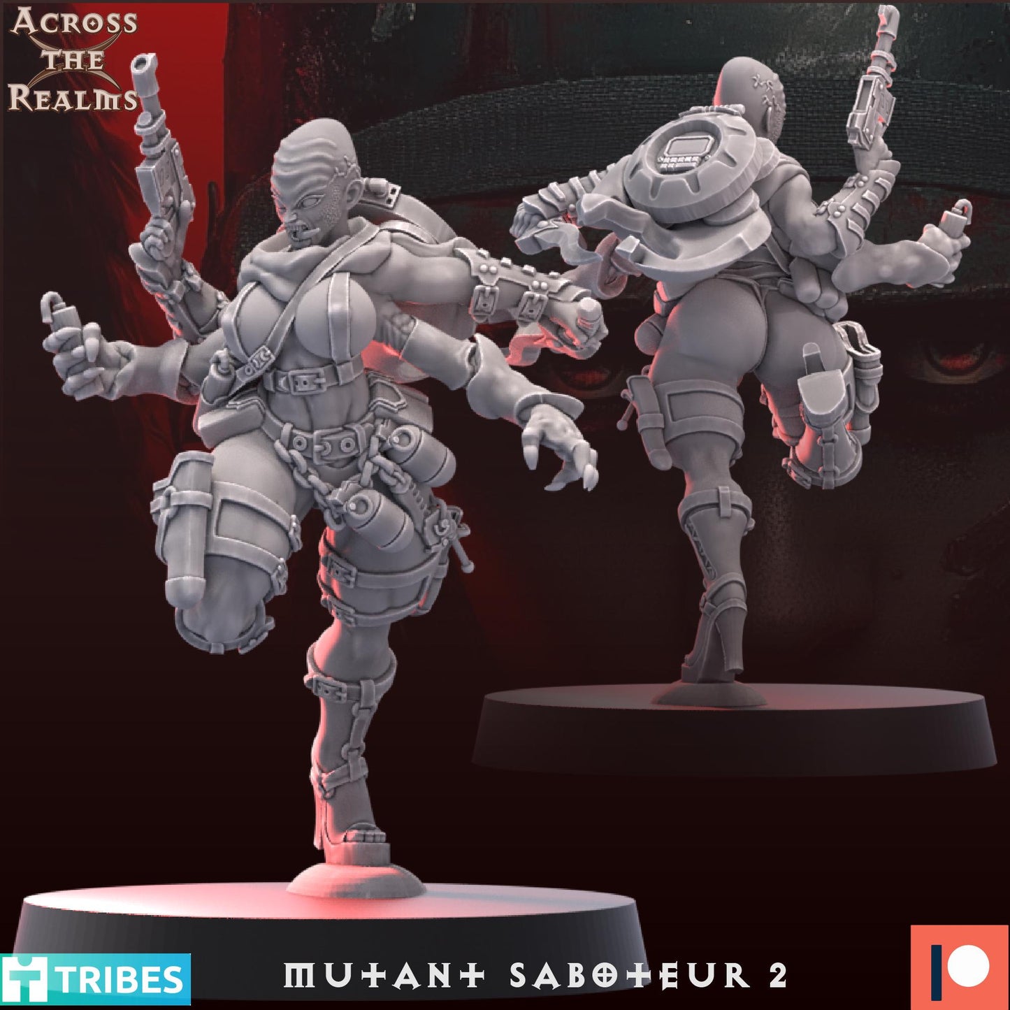 Mutant Saboteur Miniature | Across the Realms