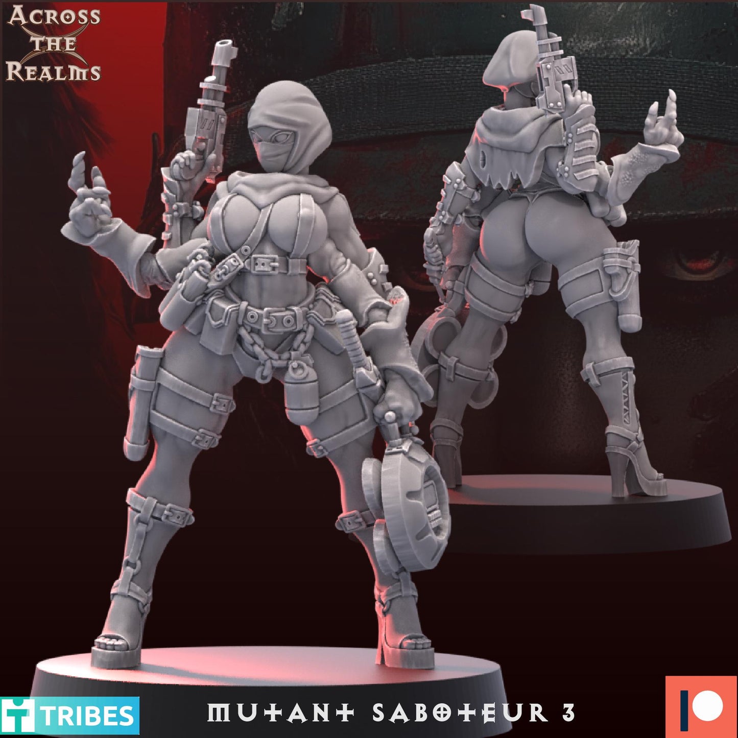 Mutant Saboteur Miniature | Across the Realms