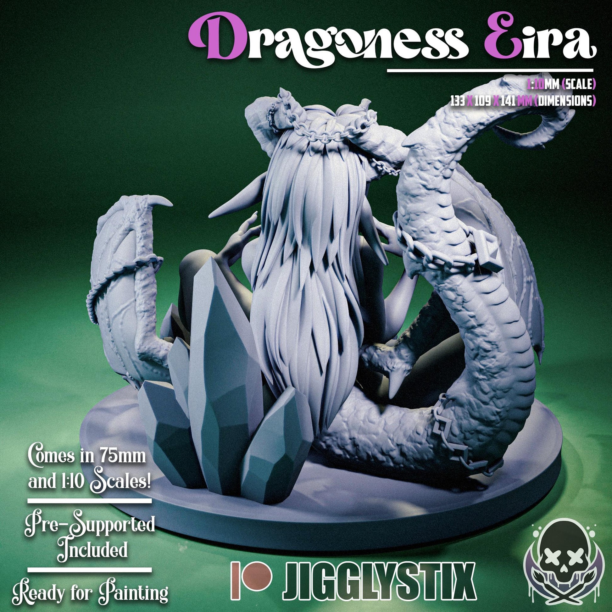 Dragoness Eira Model Kit | Jigglystix