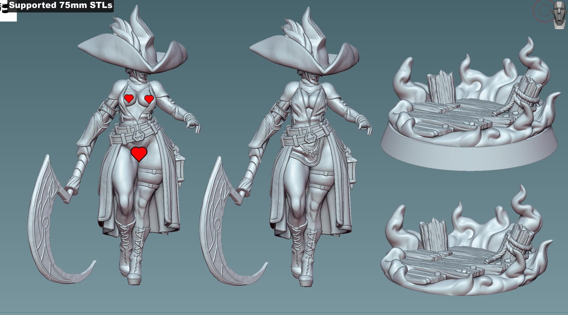 Selka Dusk - Pirate Reaper | Gaz Minis