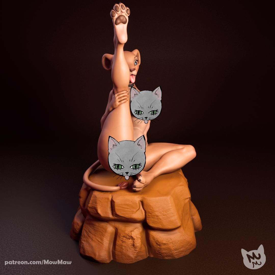 Lion Lady Model Kit | Mow Maw