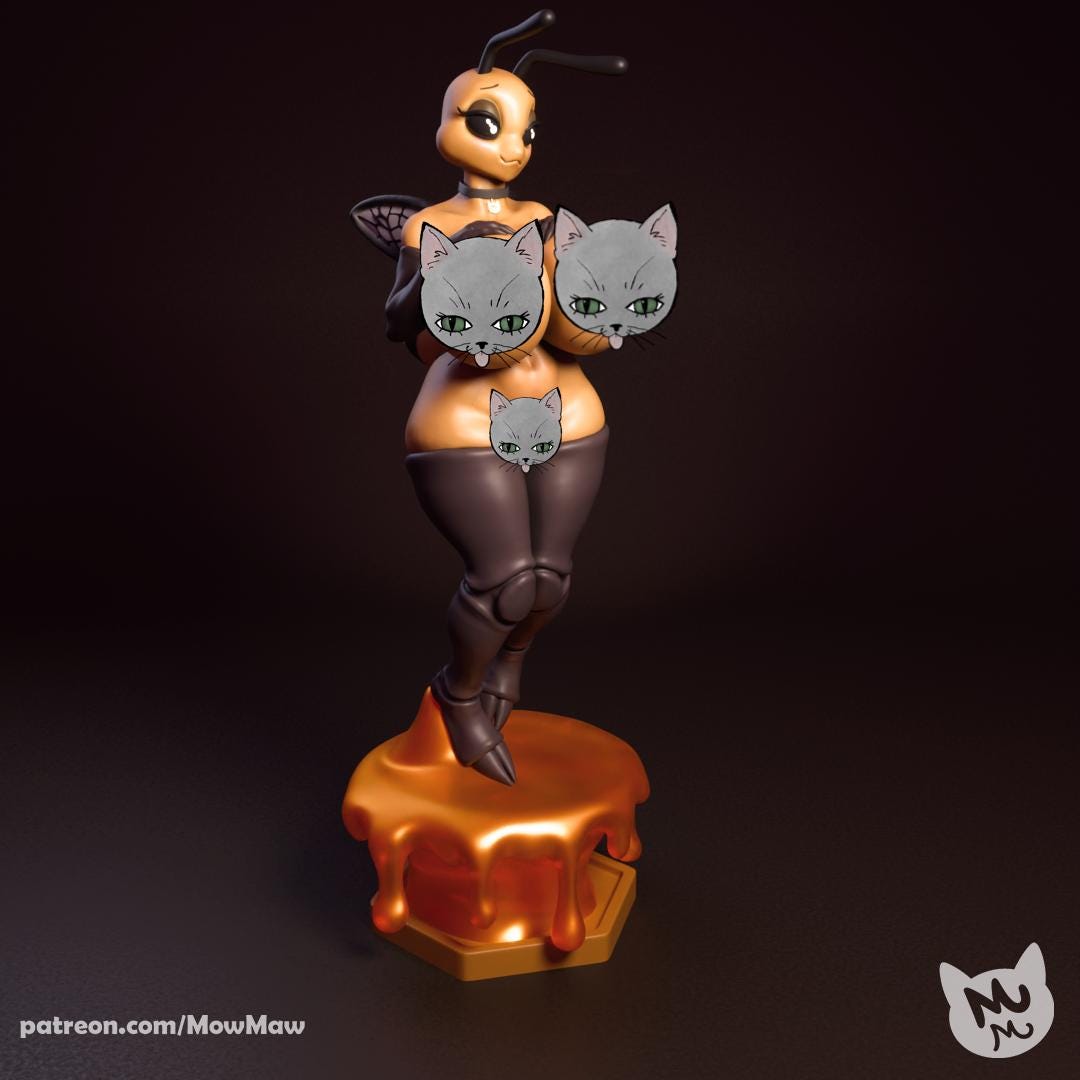 Bee Lady Model Kit | Mow Maw