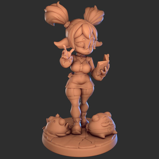 Toad Summoner Goblin Miniature | 1ndefference