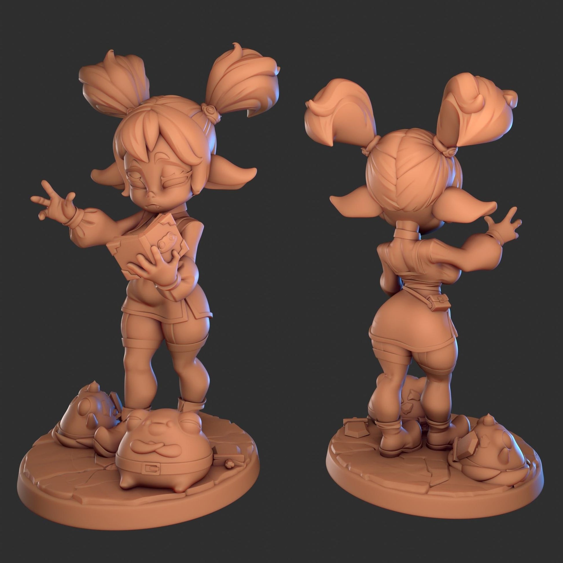 Toad Summoner Goblin Miniature | 1ndefference