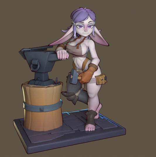 Blacksmith Goblin Miniature | 1ndefference