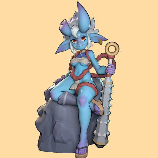 Oni Girl Miniature | 1ndefference