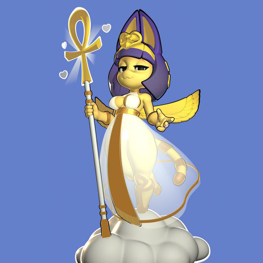 Egyptian Cat Girl Miniature | 1ndefference