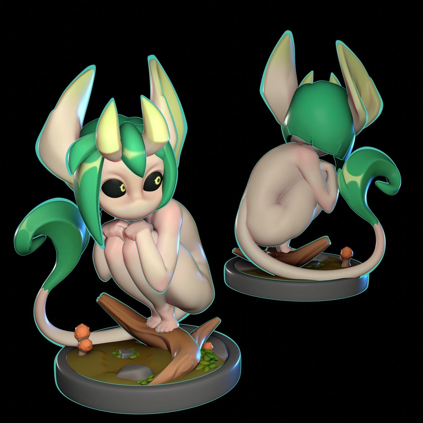 Imp Girl Miniature | 1ndefference