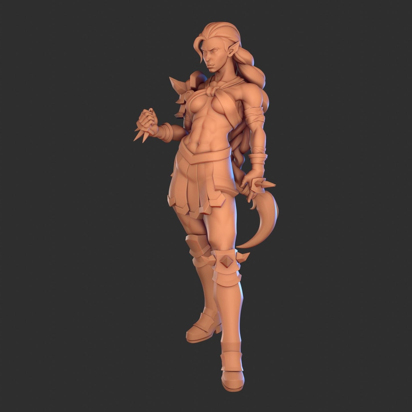 Orc Lady Miniature | 1ndefference