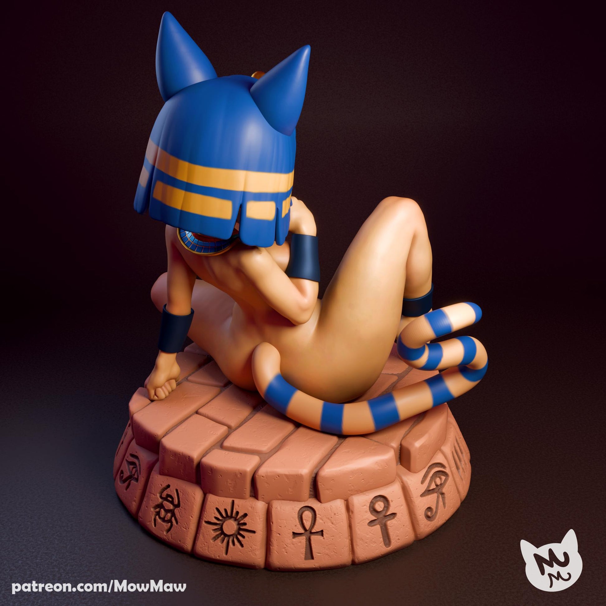 Egyptian Cat Girl Model Kit | Mow Maw