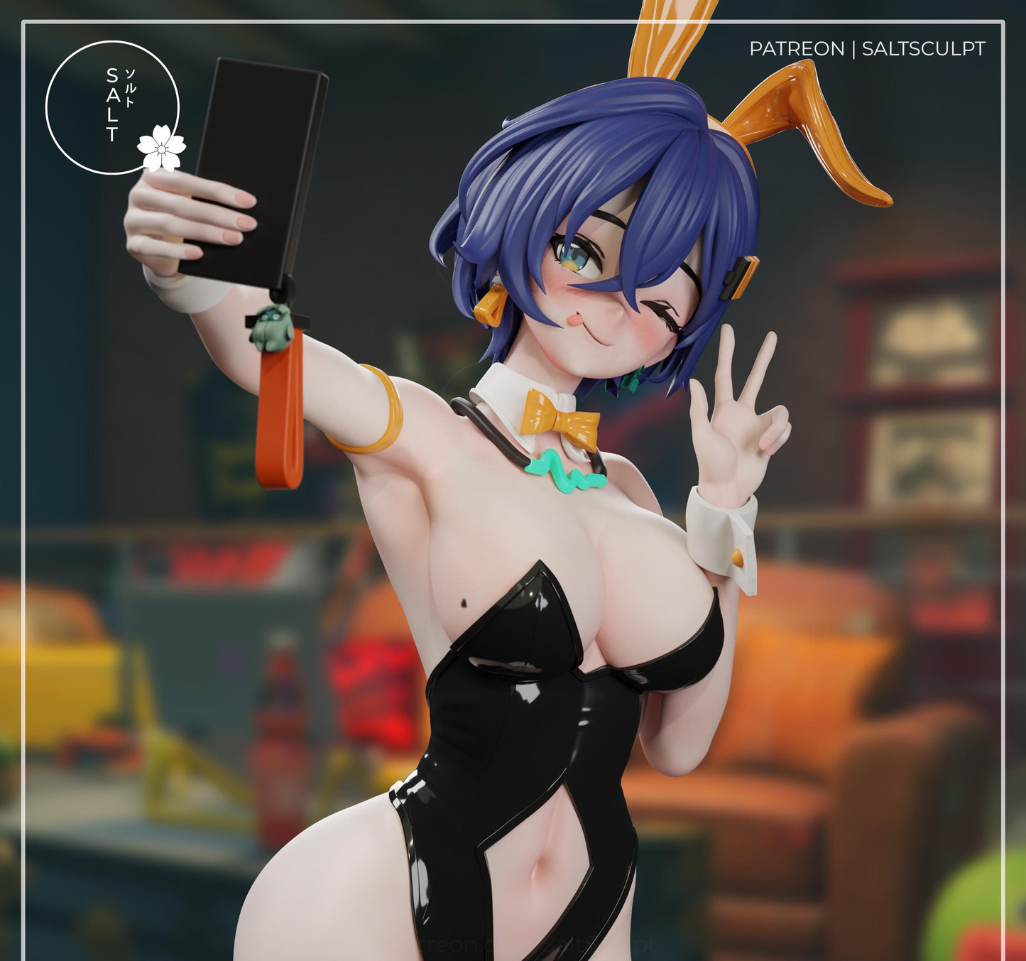 Bunny Girl Model Kit | 3D Resin Printed Figurine | Salt Sculpt