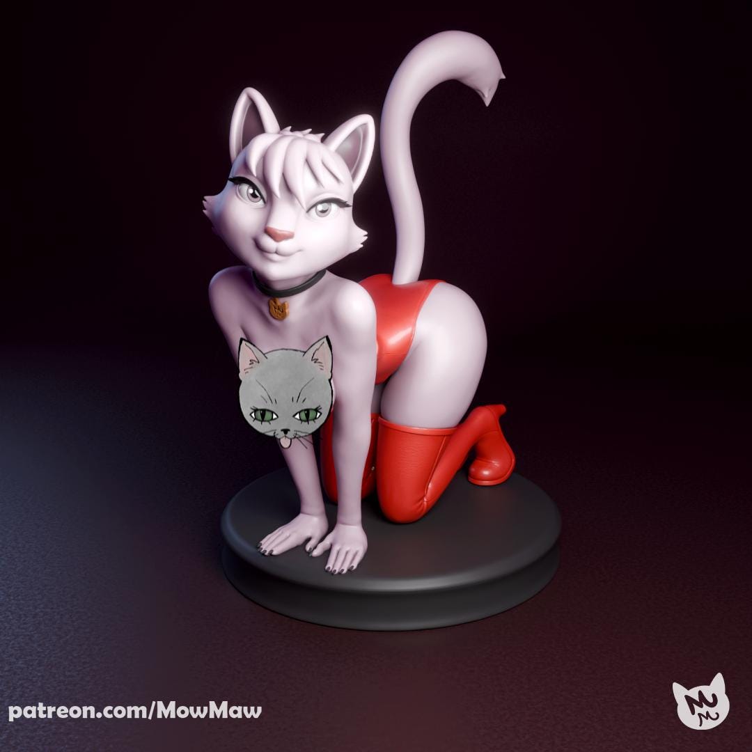 Cat Girl Model Kit | Mow Maw