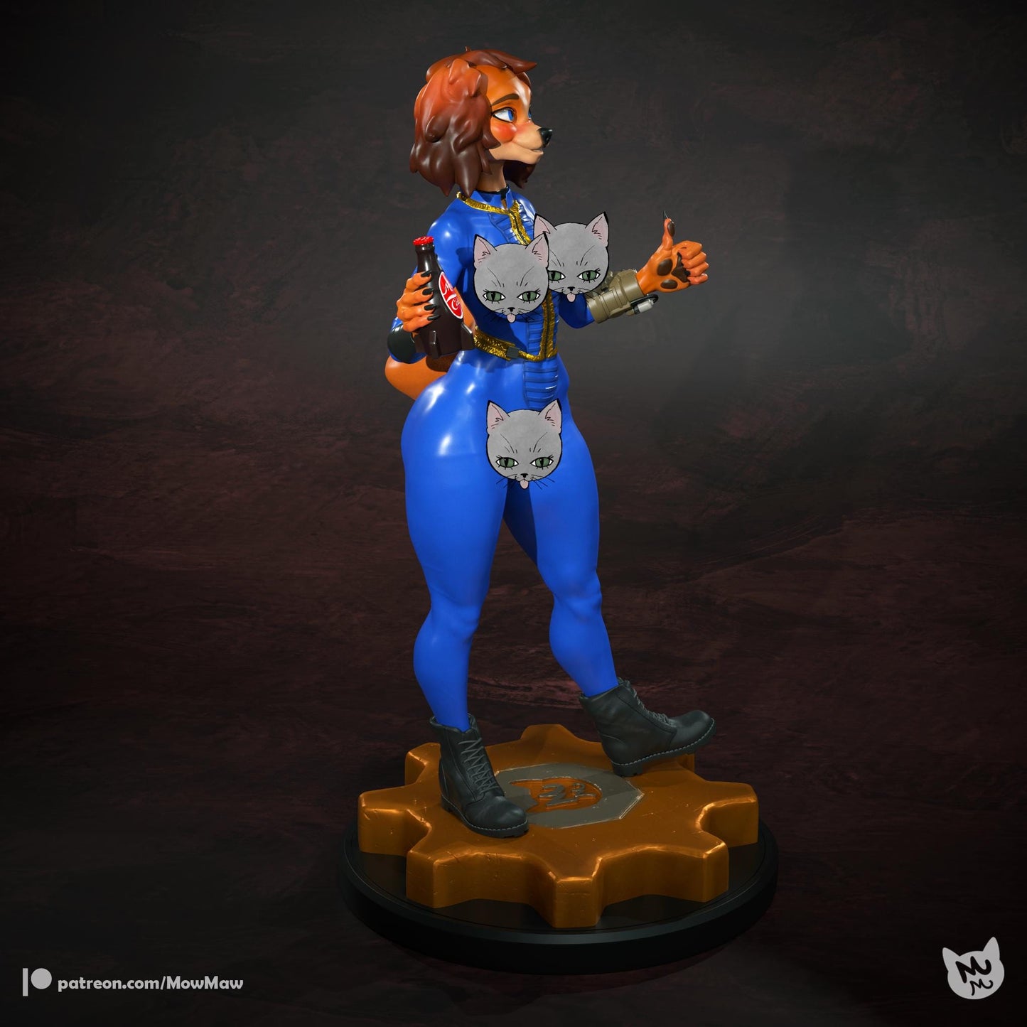 Dog Lady Model Kit | Mow Maw