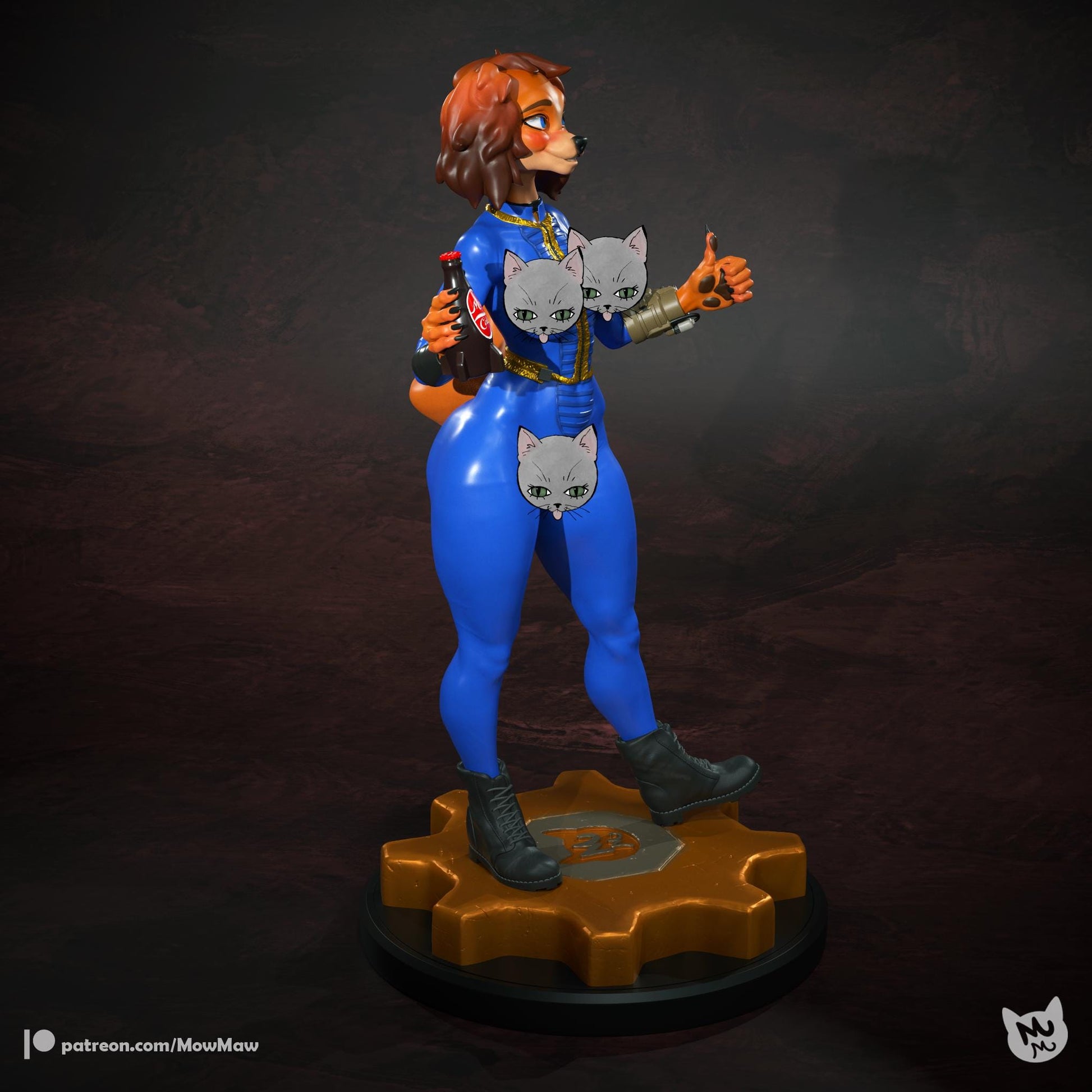 Dog Lady Model Kit | Mow Maw