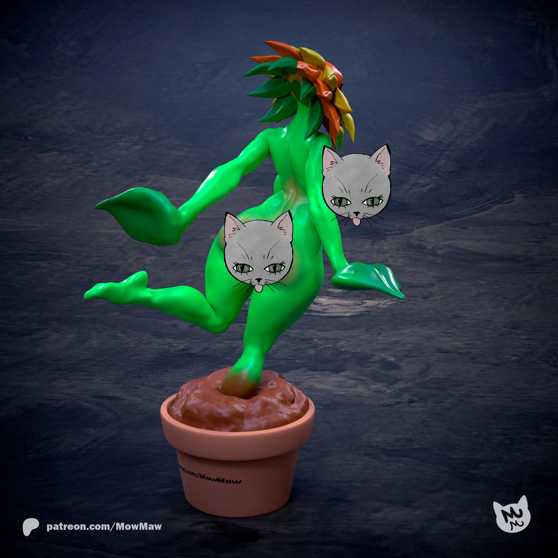 Sunflower Lady Model Kit | Mow Maw