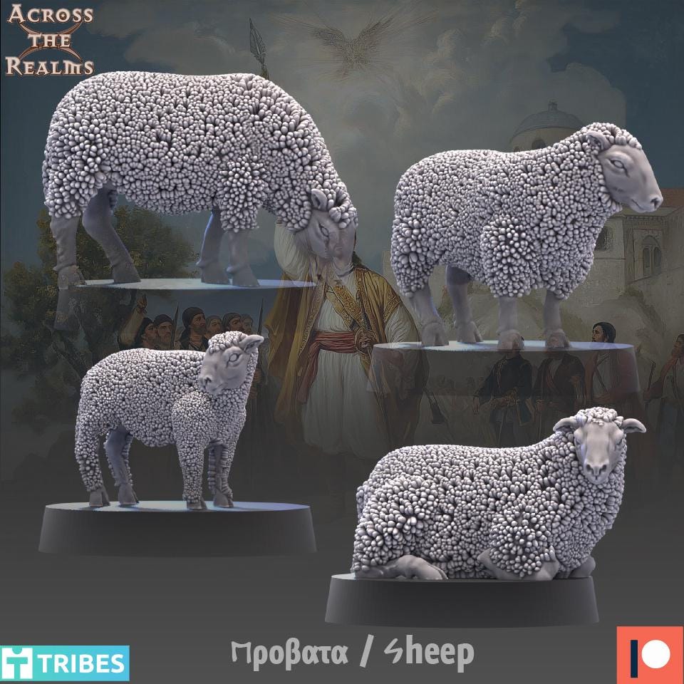 Sheep Miniatures | Across the Realms