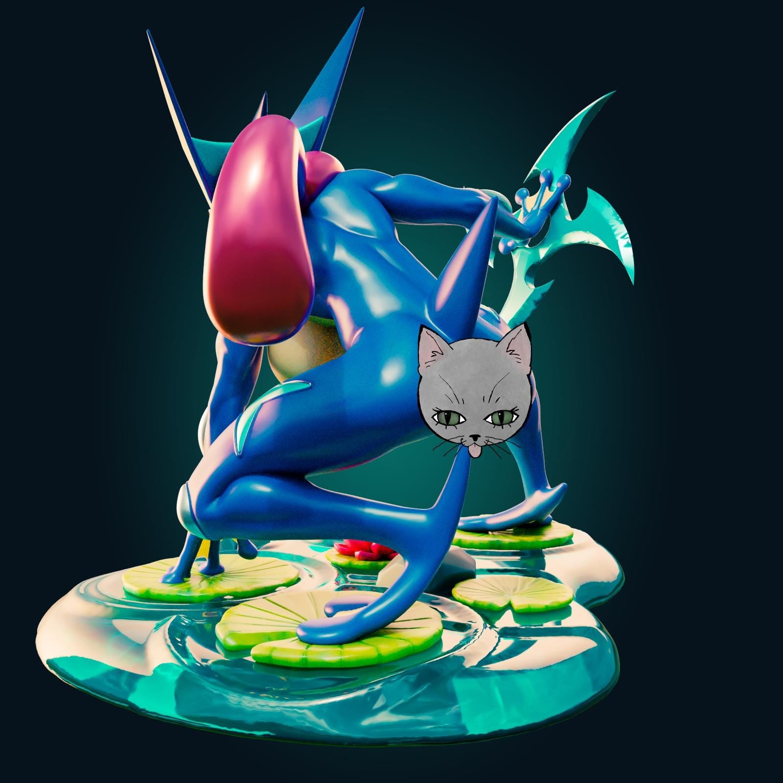 Lizard Lady Model Kit | 3D Resin Printed Figurine | Officer Rhu