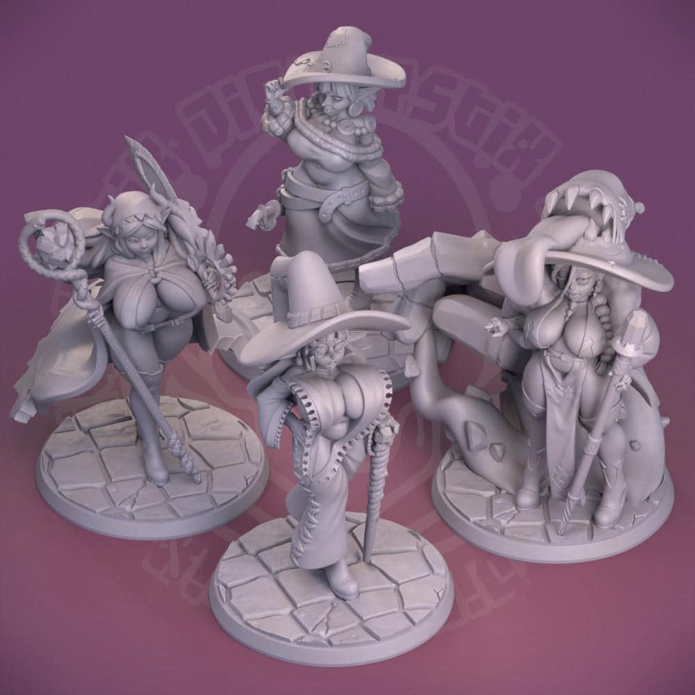 Witch Miniatures | Jigglystix