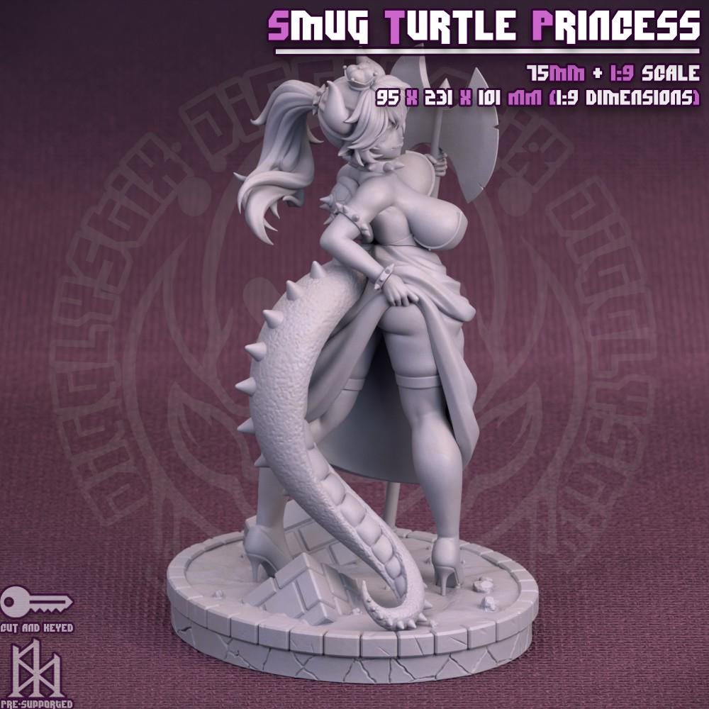 Smug Turtle Princess Miniature | Jigglystix