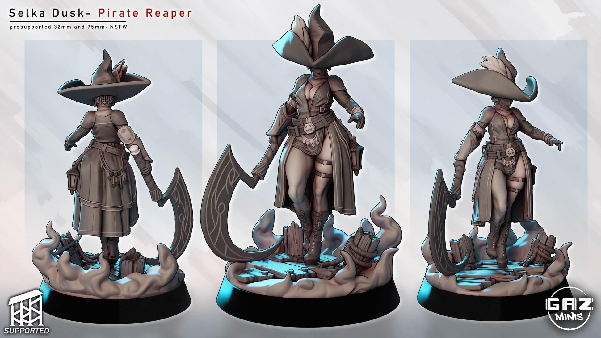 Selka Dusk - Pirate Reaper | Gaz Minis