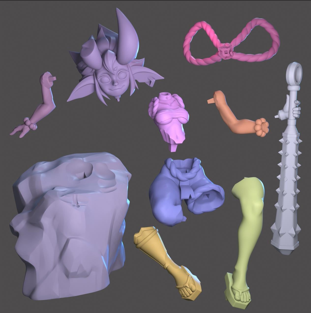 Oni Girl Miniature | 1ndefference