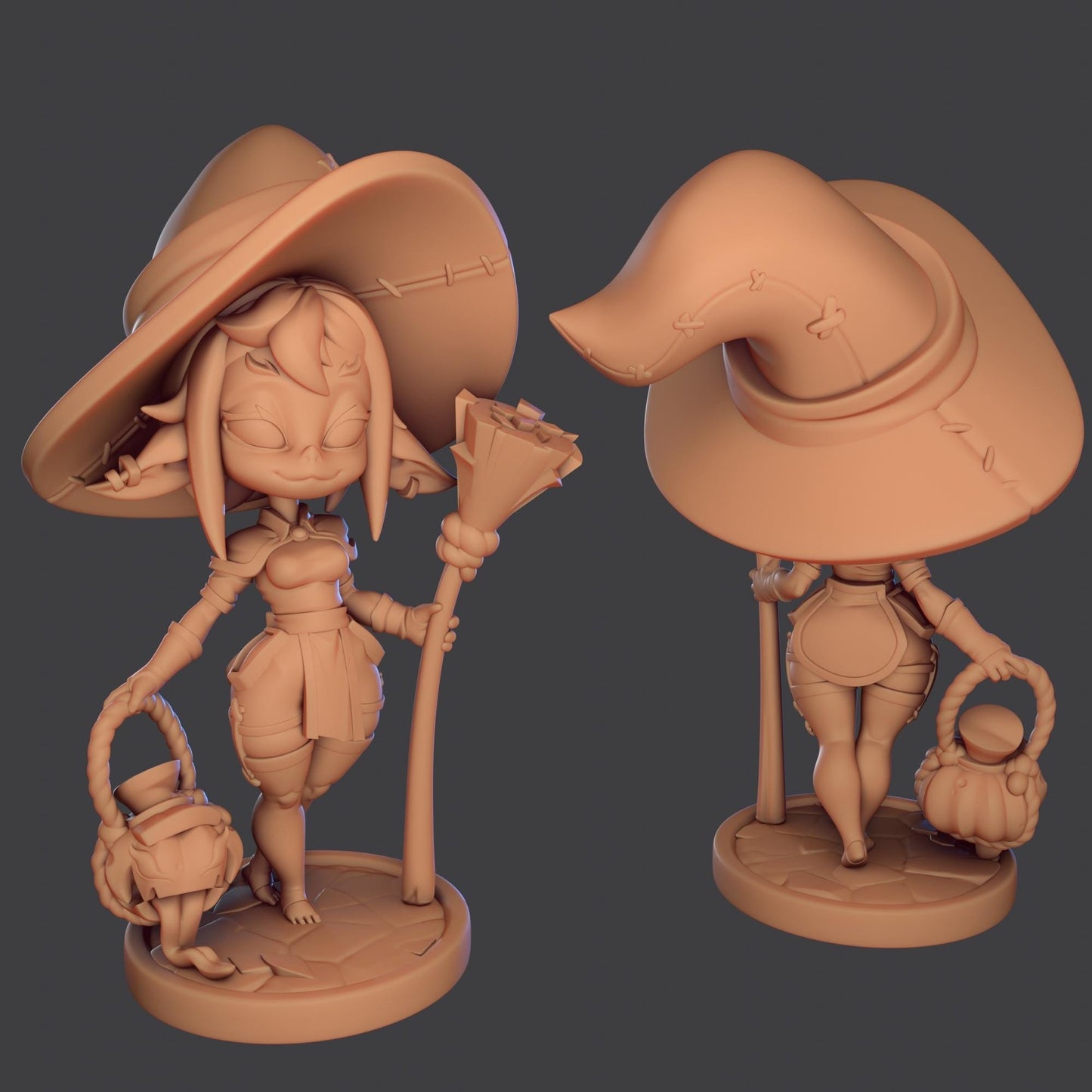 Goblin Witch Miniature | 1ndefference
