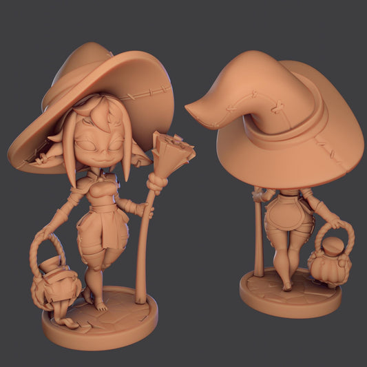 Goblin Witch Miniature | 1ndefference