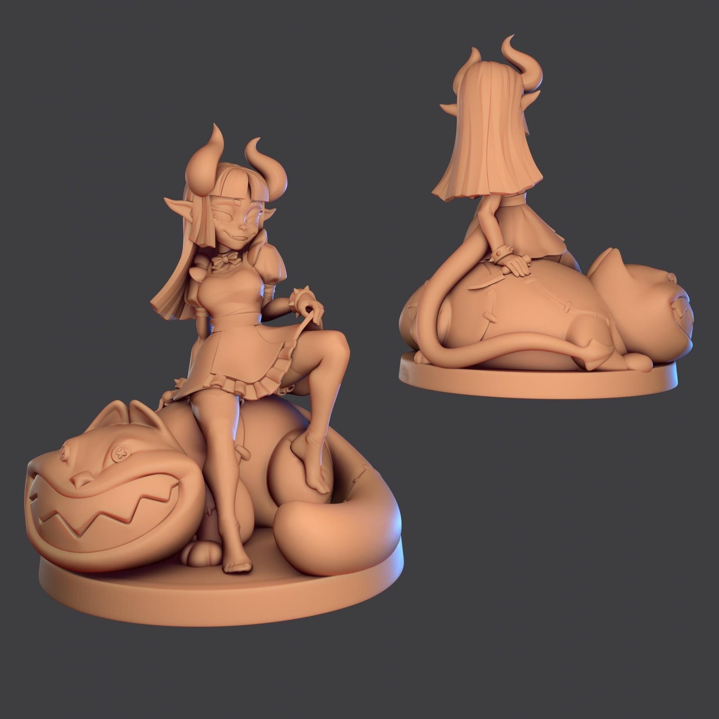 Demon Girl Miniature | 1ndefference