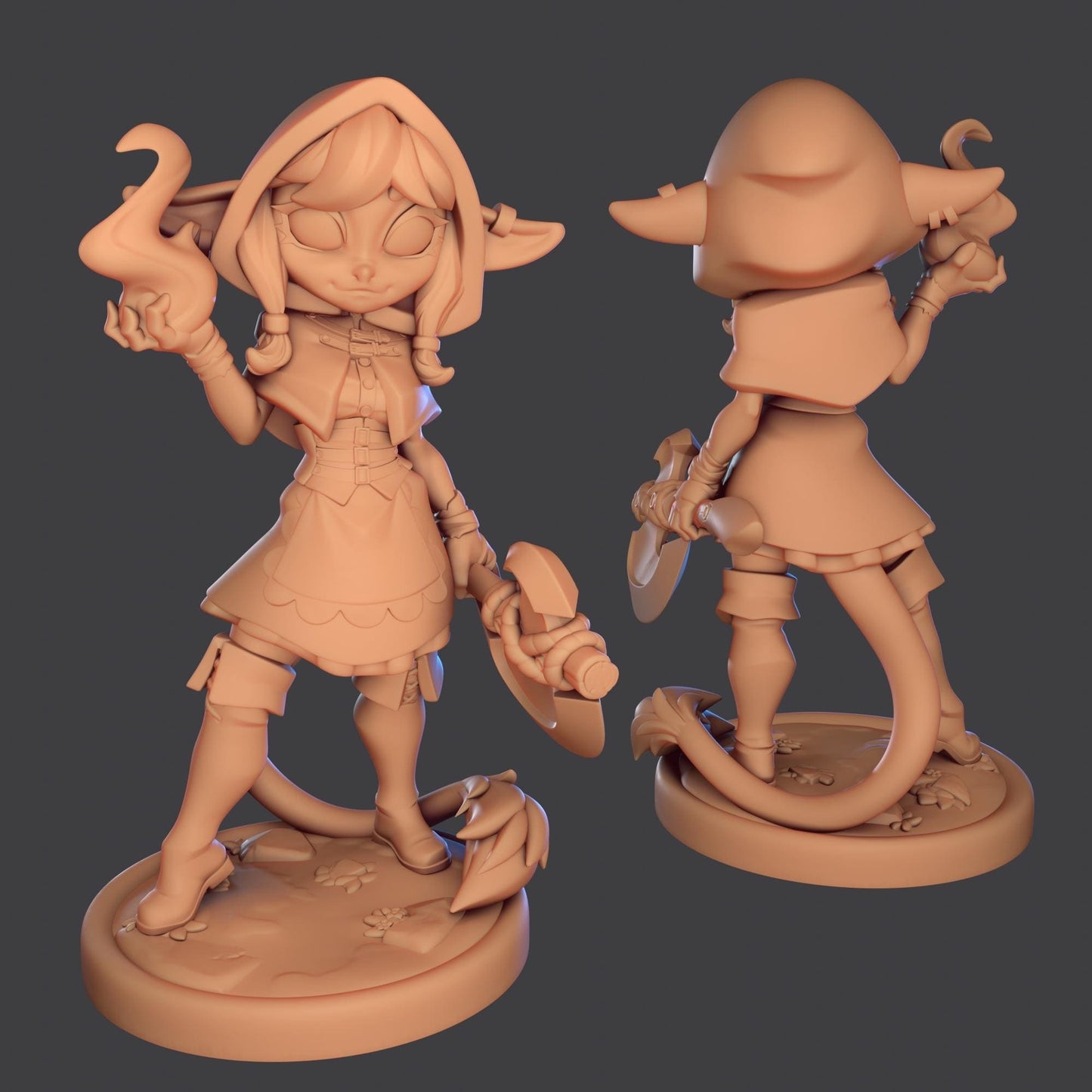 Goblin Red Riding Hood Miniature | 1ndefference