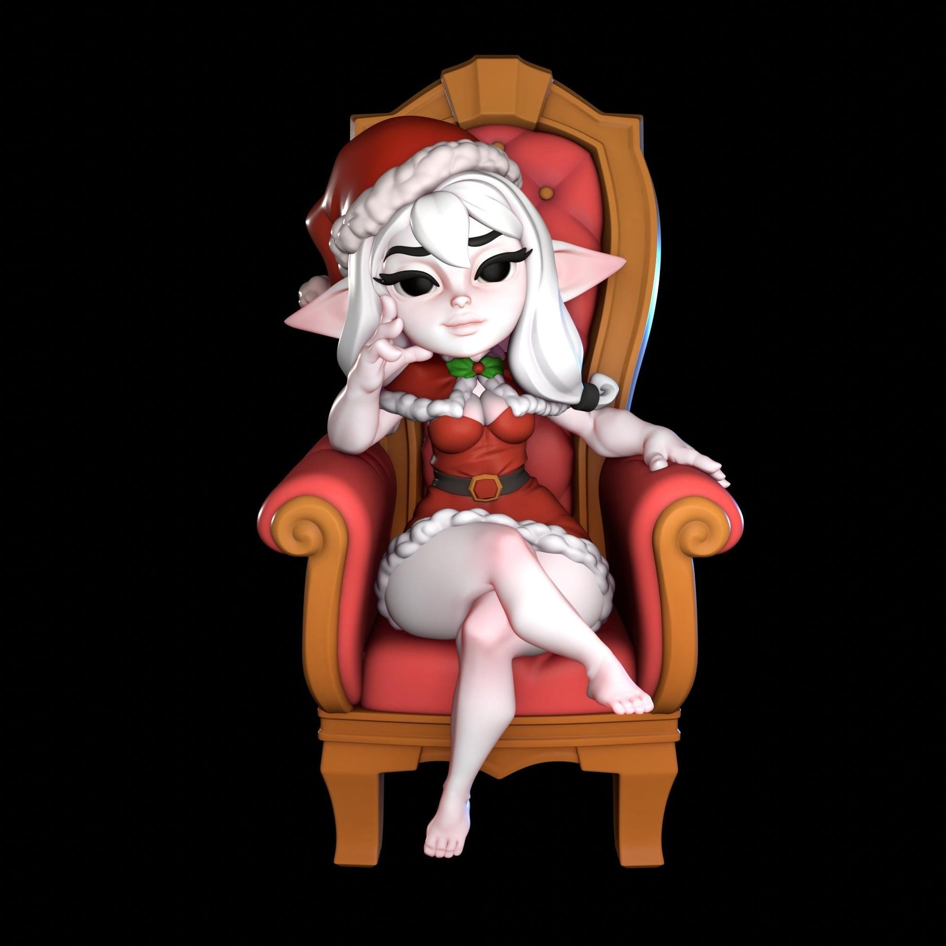 Santa Goblin Miniature | 1ndefference