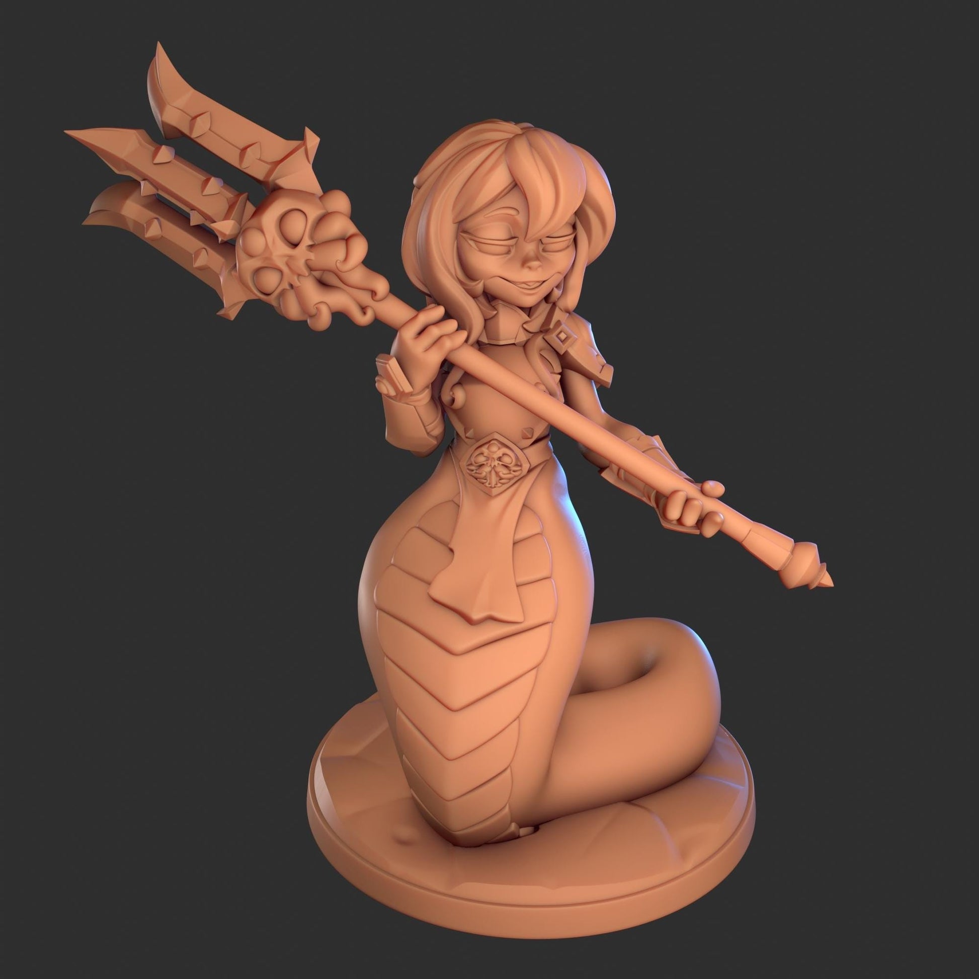 Snake Lady Miniature | 1ndefference
