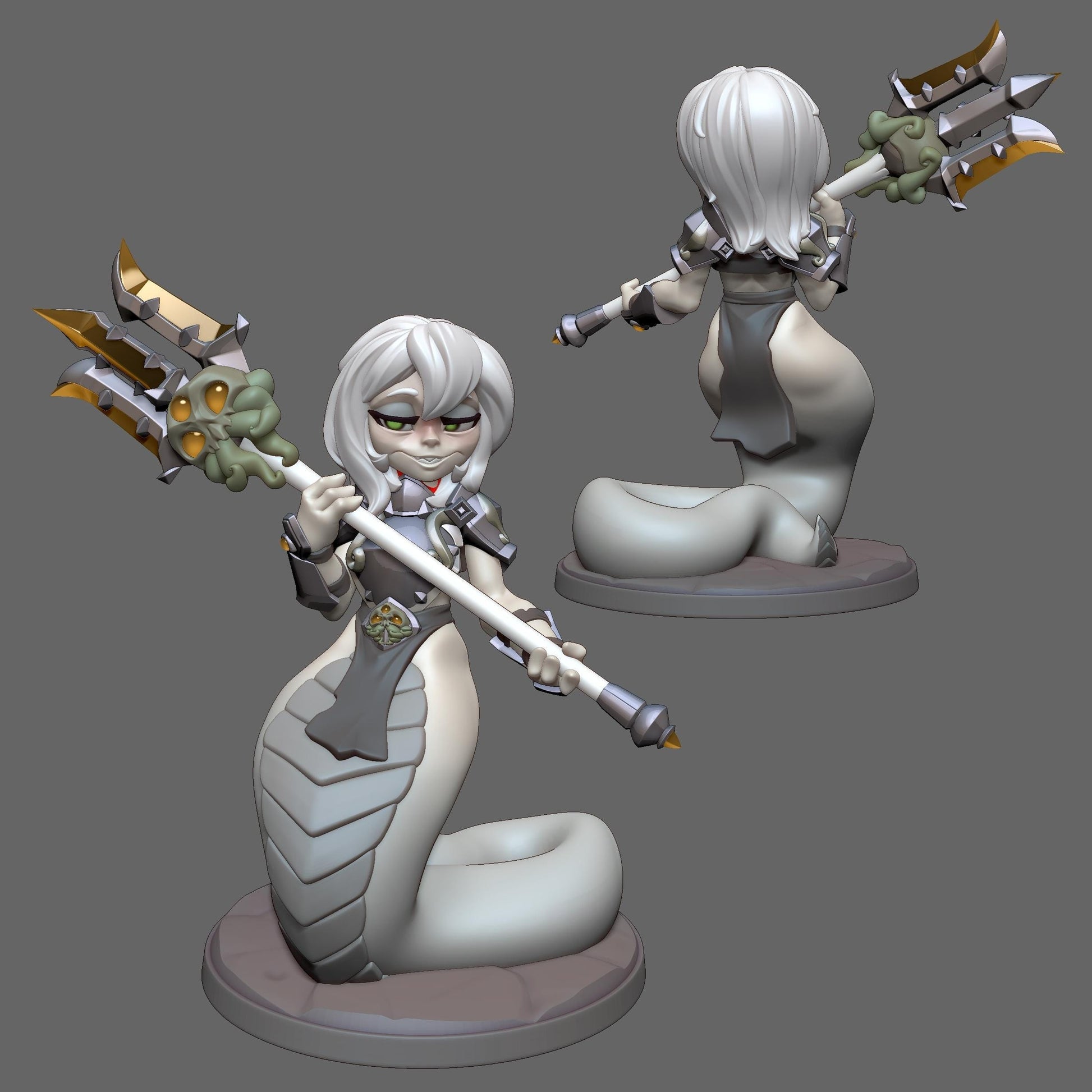 Snake Lady Miniature | 1ndefference