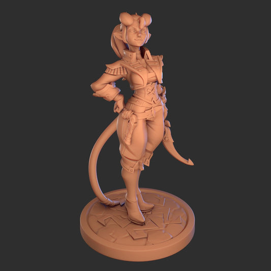 Sea Adventurer Tiefling Miniature | 1ndefference