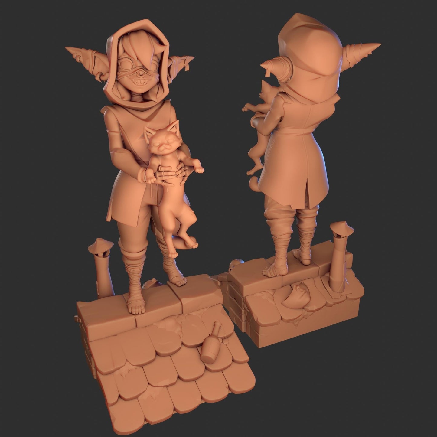 Goblin Bandit Miniature | 1ndefference