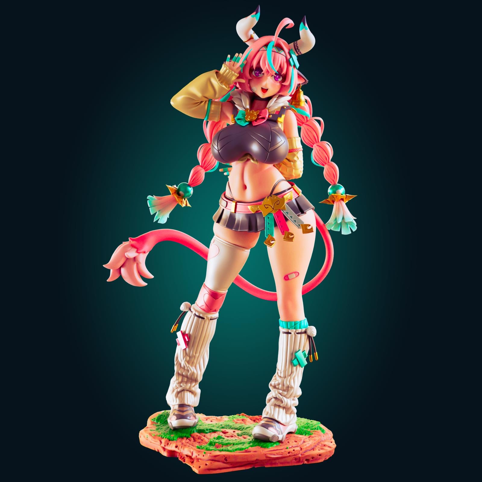 Cowgirl Model Kit | 3D Resin Printed Figurine | Officer Rhu