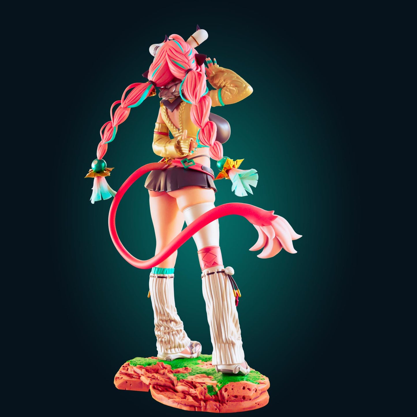 Cowgirl Model Kit | 3D Resin Printed Figurine | Officer Rhu