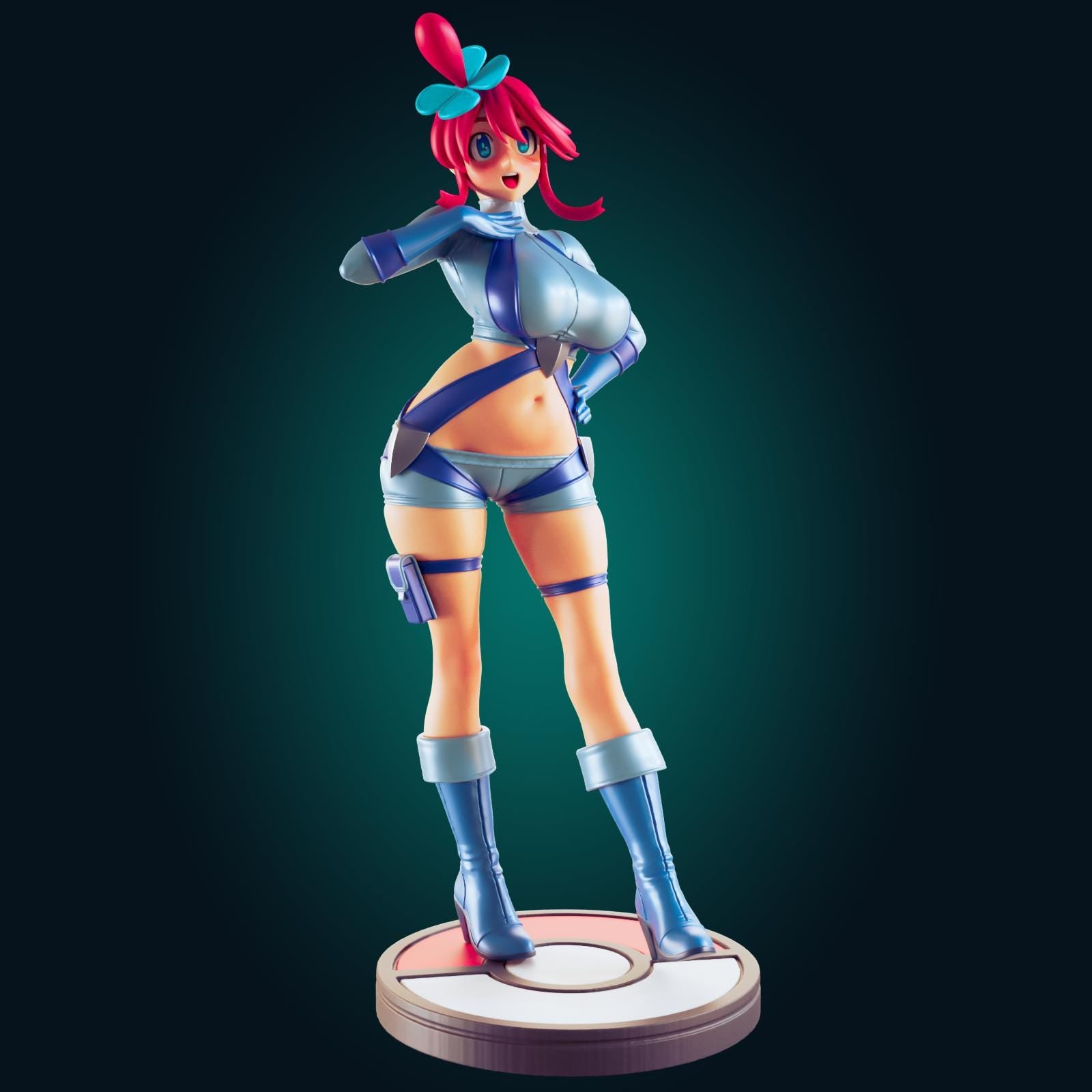 Pilot Lady Model Kit | 3D Resin Printed Figurine | Officer Rhu