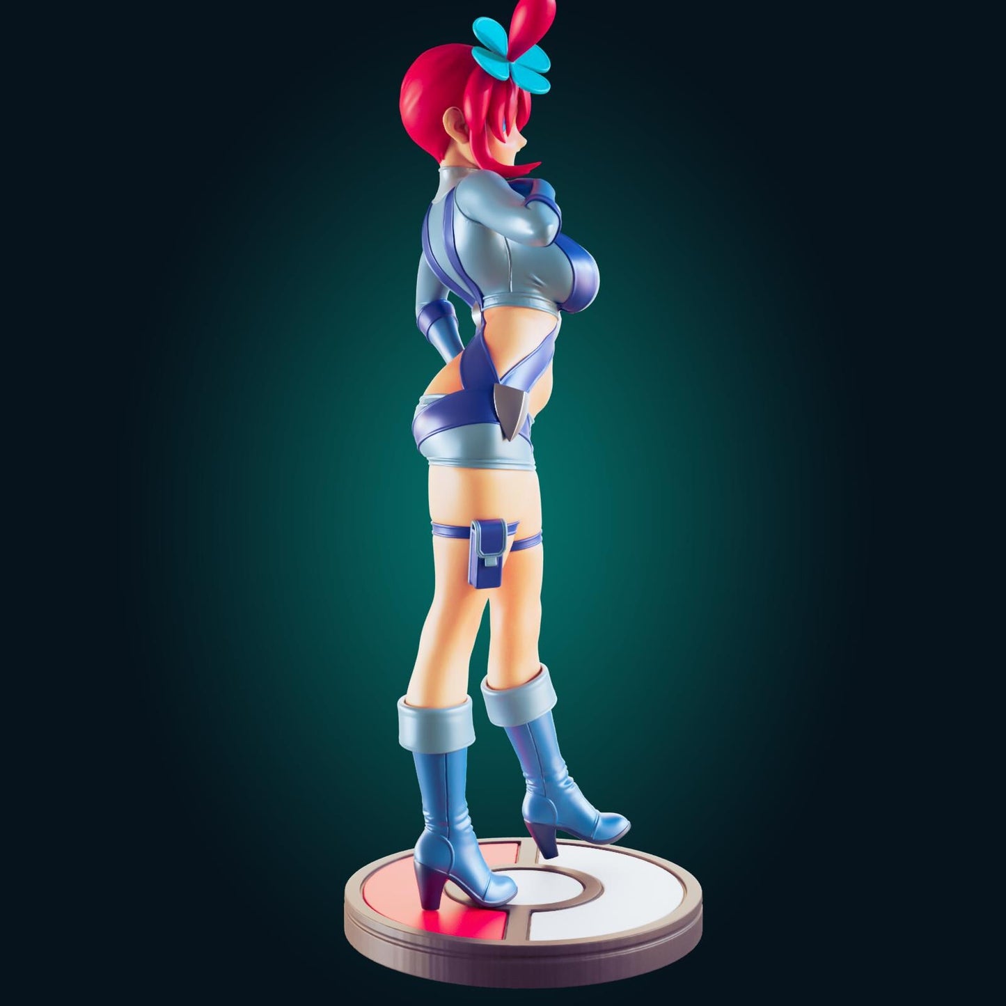 Pilot Lady Model Kit | 3D Resin Printed Figurine | Officer Rhu